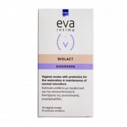 Ovule vaginale cu probiotice Eva Intima Biolact, 10 bucati - www.naturasanat.ro