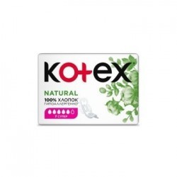 Kotex Tampoane Absorbante Natural Super, 7 bucati - www.naturasanat.ro