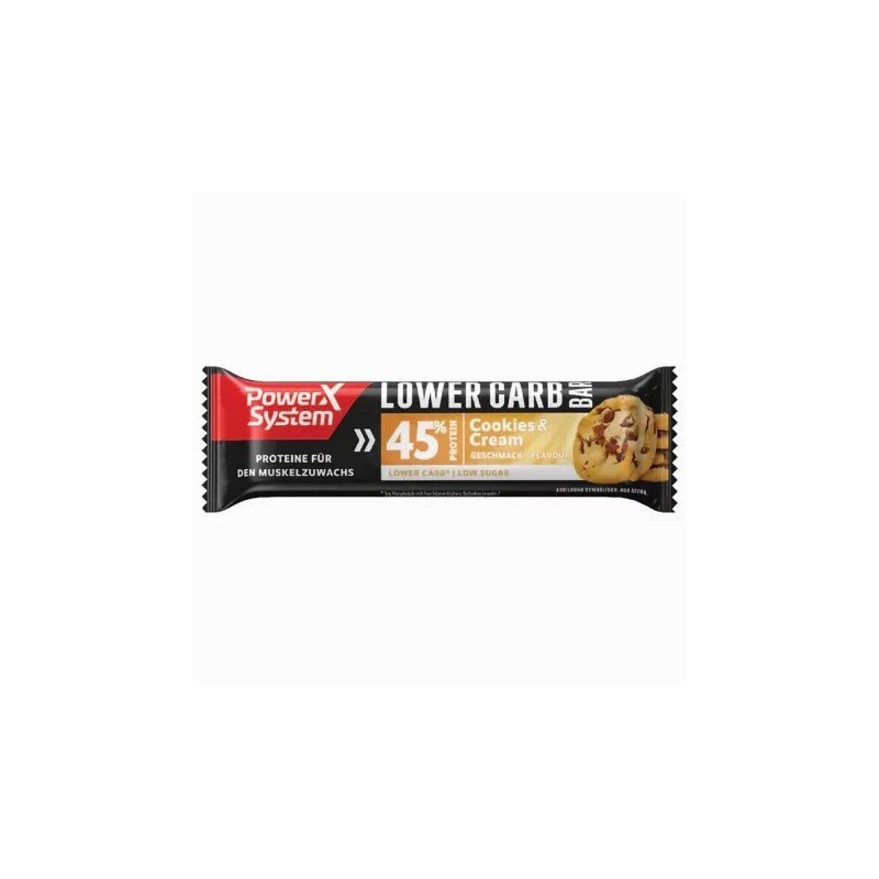POWER SYSTEM Baton proteic 45% aroma de biscuiti, 40g - www.naturasanat.ro
