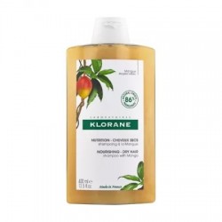 Sampon Hranitor cu Extract de Mango pentru Par Uscat, 400 ml, Klorane - www.naturasanat.ro
