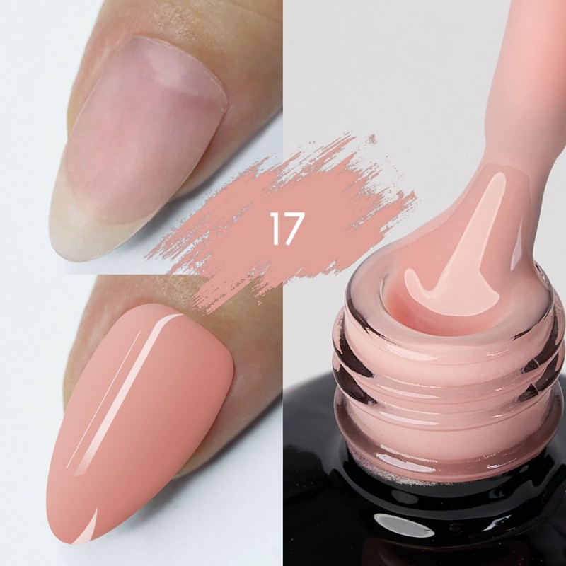 Color rubber base Kievskaya 15ml- Nr. 17 - KVS-17 - Kievskaya - www.naturasanat.ro