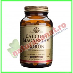 Calcium Magnesium plus Boron 100 tablete - Solgar
