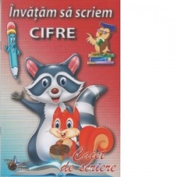 Invatam sa scriem cifre. Caiet de scriere - www.naturasanat.ro
