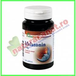 Melatonina 5 mg 60 comprimate - Vitaking - www.naturasanat.ro