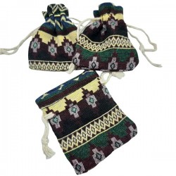 Saculet cadou textil cu...