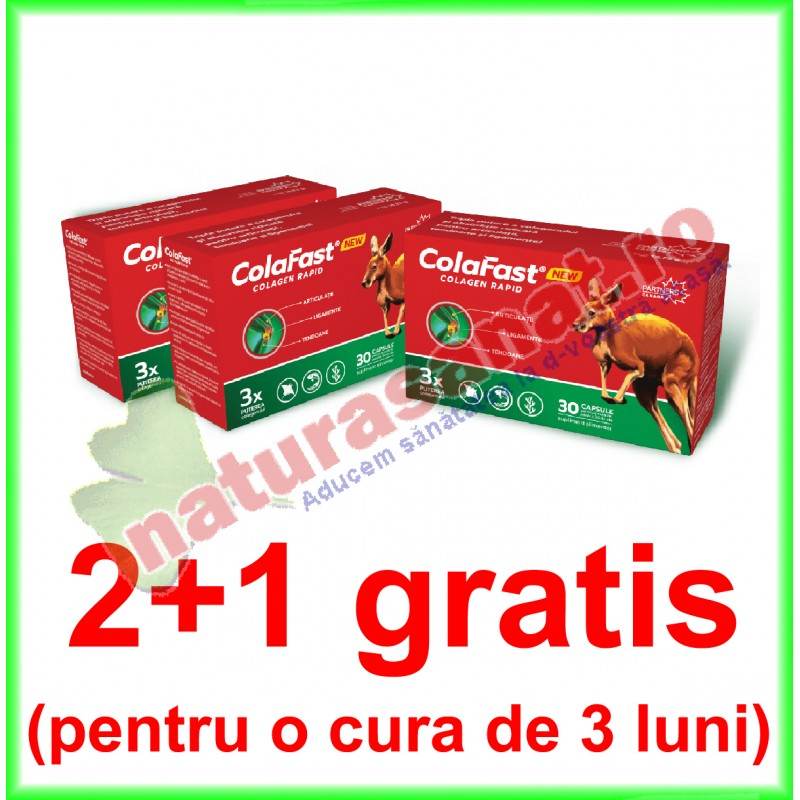 ColaFast Colagen Rapid PROMOTIE 90 capsule la pret de 60 capsule Barny's (2+1) - Good Days Therapy - www.naturasanat.ro
