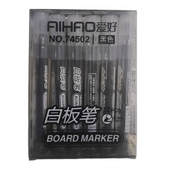 Marker tabla magnetica WhiteBoard, Aihao, Negru, Engross - www.naturasanat.ro