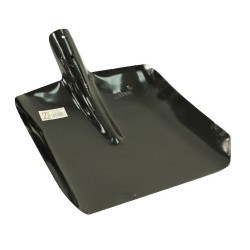 Lopata neagra din otel, patrata / ZLN 1168 Engros - www.naturasanat.ro