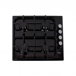 Plita incorporabila, gaz GPL sau natural cu 4 ochiuri, aprindere electrica, negru / ZLN 0041 Engros - www.naturasanat.ro