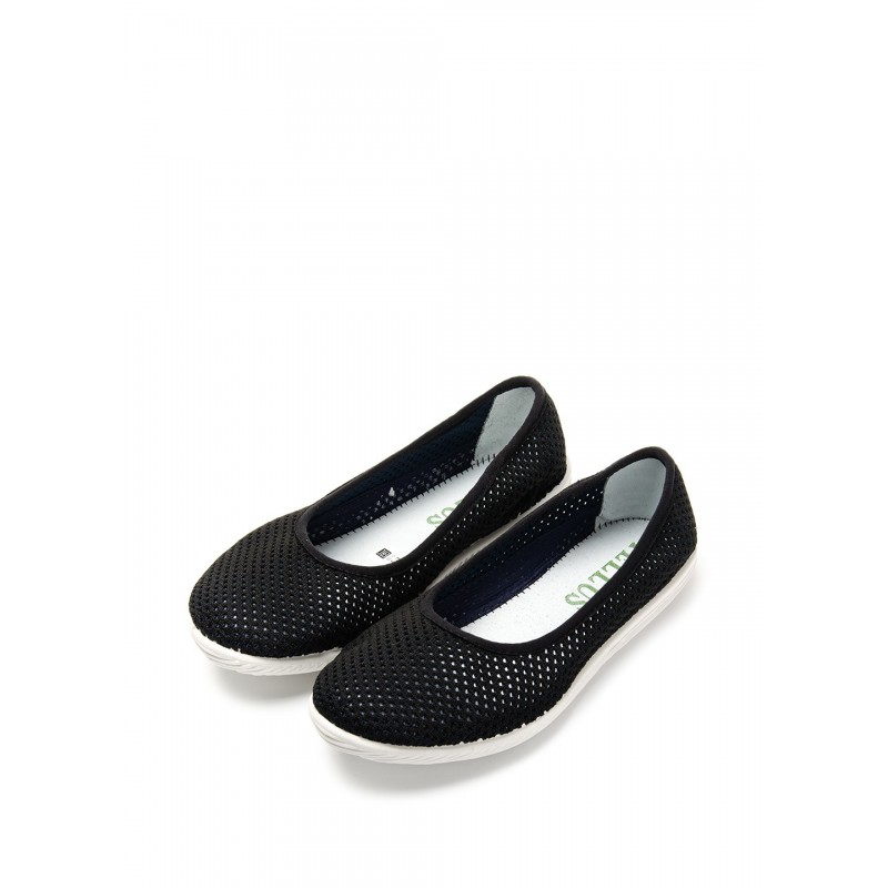 Balerini dama plasa Tellus 72-22, Negru, Engros - www.naturasanat.ro