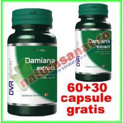 Damiana Extract PROMOTIE 60+30 capsule GRATIS - DVR Pharm