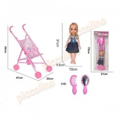 Set carucior bare metalice...