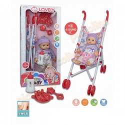 Carucior papusa cu bebelus...