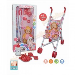 Carucior papusa cu bebelus...