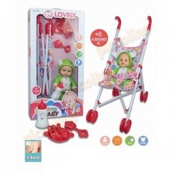 Carucior papusa cu bebelus...