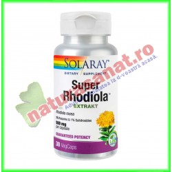 Super Rhodiola 500mg 30 capsule vegetale - Solaray - Secom