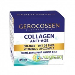 Crema Hidratanta Antirid de Zi Collagen pentru Ten Uscat 50 ml - Gerocossen - www.naturasanat.ro
