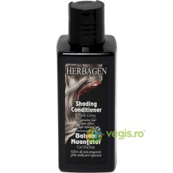 Balsam de Par Nuantator Gri Inchis 200 ml - Herbagen - www.naturasanat.ro