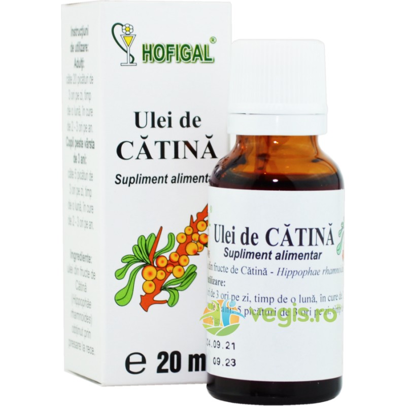 Ulei de Catina 20 ml - Hofigal - www.naturasanat.ro