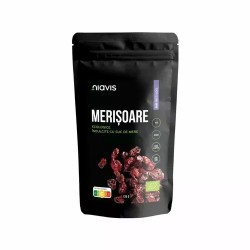 Merisoare indulcite cu suc de mere 125g ECO- Niavis - www.naturasanat.ro