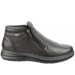 Ghete casual barbati Tex 651459 negru piele naturala - Imac - www.naturasanat.ro