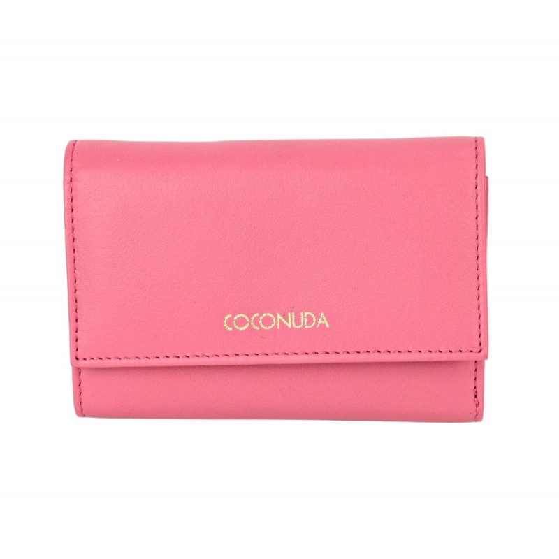 Portofel casual dama COCONUDA 254-78 roz piele naturala - Ada Wallet - www.naturasanat.ro