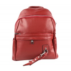 Rucsac casual dama 81518 rosu piele naturala - Ada Shoes - www.naturasanat.ro