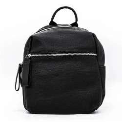 Rucsac casual dama 79717 negru piele naturala - Ada Shoes - www.naturasanat.ro
