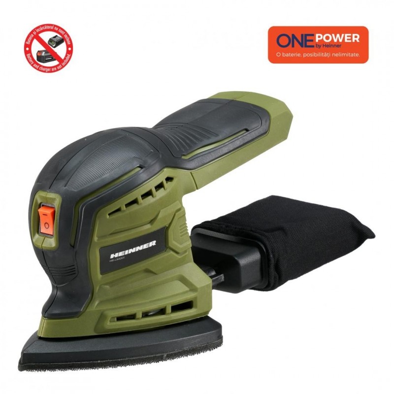 One Power By Heinner Slefuitor 18V 1200 Opm (Fara Baterie Si Incarcator) - Heinner - www.naturasanat.ro