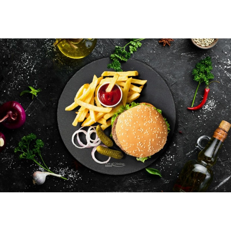 Platou Ardezie Rotund 30 Cm Cooking Bu Heinner - Heinner - www.naturasanat.ro