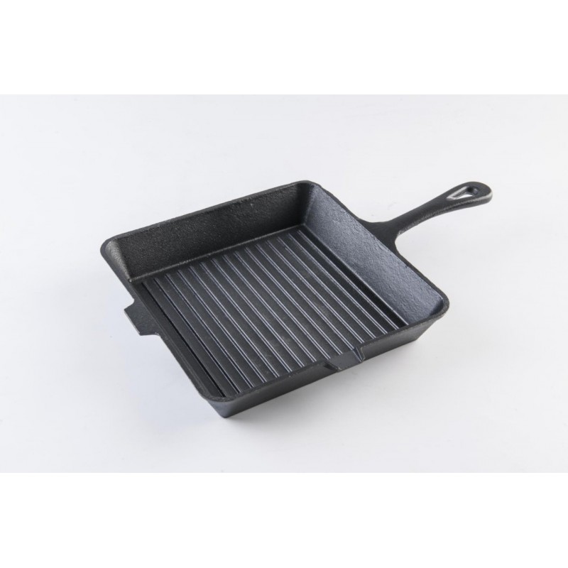Tigaie Grill Fonta Pura 25 X 4.7 Cm Ambalaj Eticheta Color Vanora Home - Vanora - www.naturasanat.ro