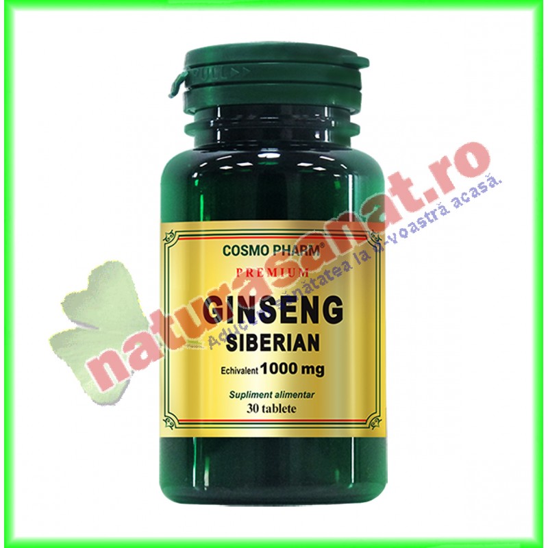 Ginseng Siberian 100 mg 30 capsule - Cosmo Pharm