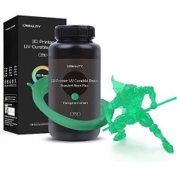 Creality Rasina Standard Plus Rigida Fotosensibila 500G Culoare Transparent Green Compatibila Cu Imprimante 3D Cu Tehnologie Lcd