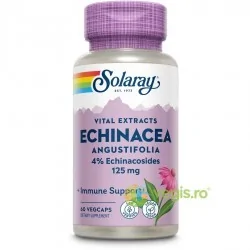 Echinacea Angustifolia 125mg 60 capsule vegetale - Solaray - Secom - www.naturasanat.ro