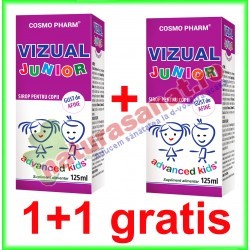 Vizual Junior Sirop 125 ml PROMOTIE 1+1 GRATIS - Cosmo Pharm