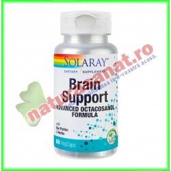 Brain Support 60 capsule vegetale - Solaray - Secom - www.naturasanat.ro