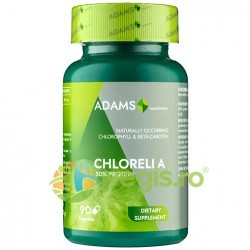 Chlorella 300 mg 90 capsule - Adams Vision - www.naturasanat.ro