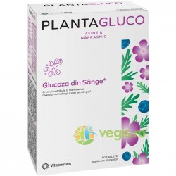 Plantagluco cu Afine si Napraznic 60 comprimate - www.naturasanat.ro