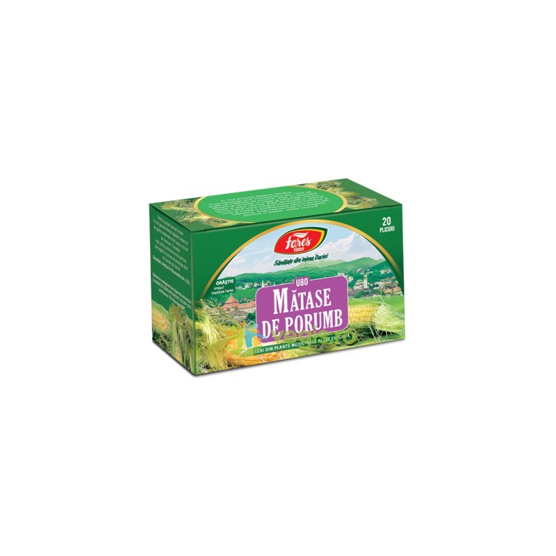 Ceai de Matase de Porumb 20 doze - Fares - www.naturasanat.ro