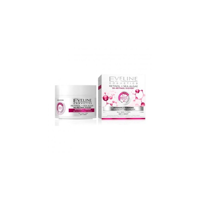 Crema de zi si noapte Eveline 3D Retinol System 50ml - www.naturasanat.ro