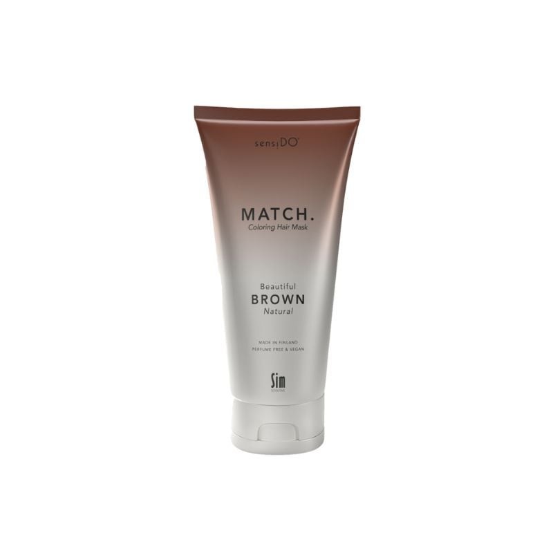 Masca coloranta tratament cu Keraguard Beautiful Brown Natural, 200ml, SensiDo Match - www.naturasanat.ro