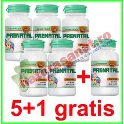 Prenatal 30 tablete PROMOTIE 5+1 GRATIS - Cosmo Pharm - www.naturasanat.ro