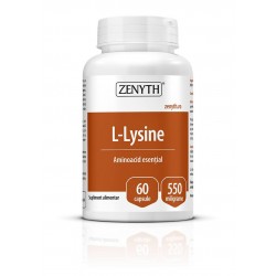 L-Lysine 550 mg, 60 capsule, Zenyth - www.naturasanat.ro
