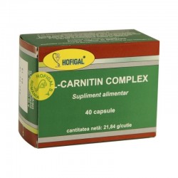 HOFIGAL L-carnitin complex, 40 comprimate - www.naturasanat.ro
