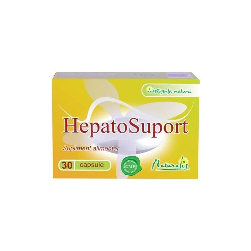 Naturalis HepatoSuport, 30 capsule - www.naturasanat.ro