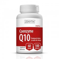 Coenzyme Q10 100mg x 60cps. - www.naturasanat.ro