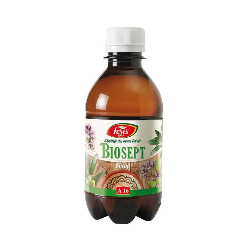 Sirop biosept, 250 ml, Fares - www.naturasanat.ro