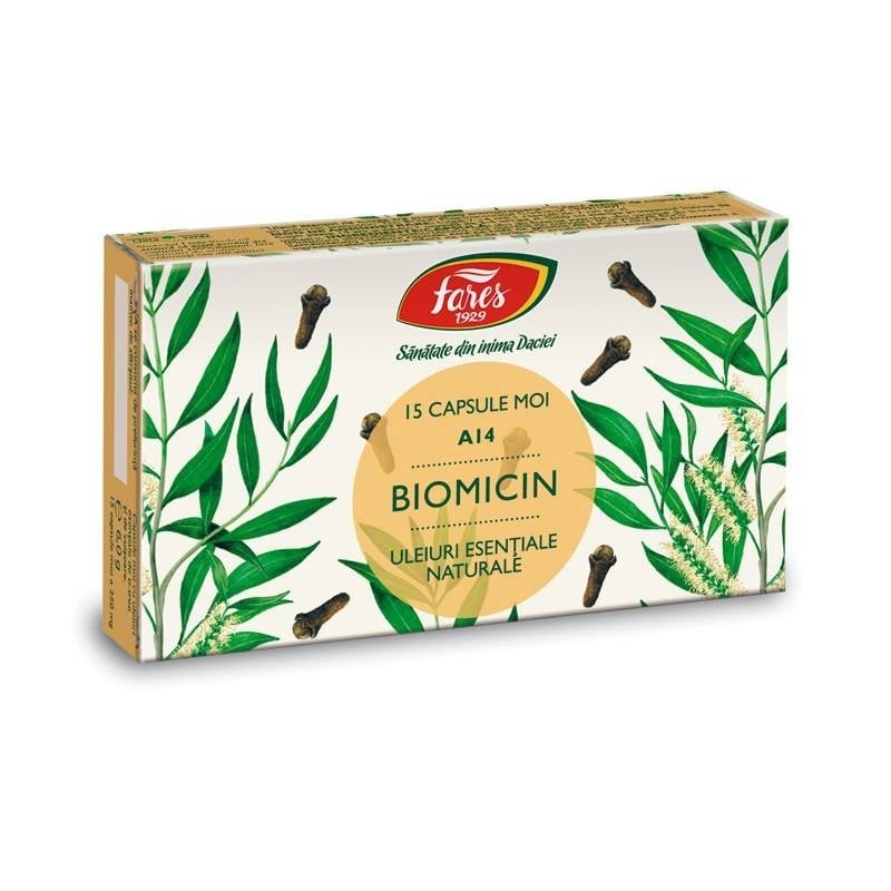 Capsule Biomicin, 15 cps, Fares - www.naturasanat.ro