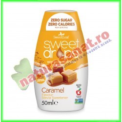 Sweet Drops cu Caramel 50 g - SweetLeaf - www.naturasanat.ro