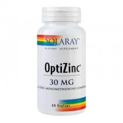 Secom OptiZinc 30mg, 60 capsule vegetale - www.naturasanat.ro